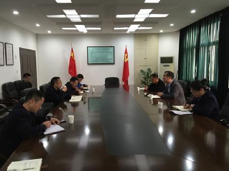衢州市档案局局长付炳旺赴柯城区协调新馆建设事宜