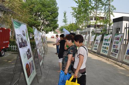 观看名人名家家庭档案展板 观看名人名家家庭档案展板